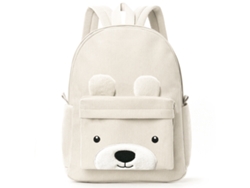 Mochila infantil, mochila escolar, mochila beige de gran capacidad
