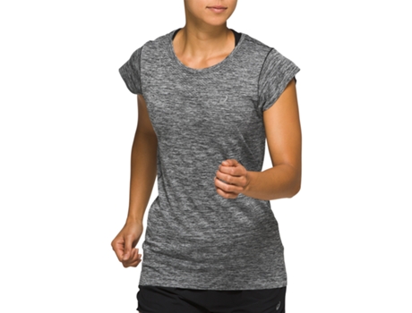 Camiseta de Mujer ASICS Multicolor Negro (XS)