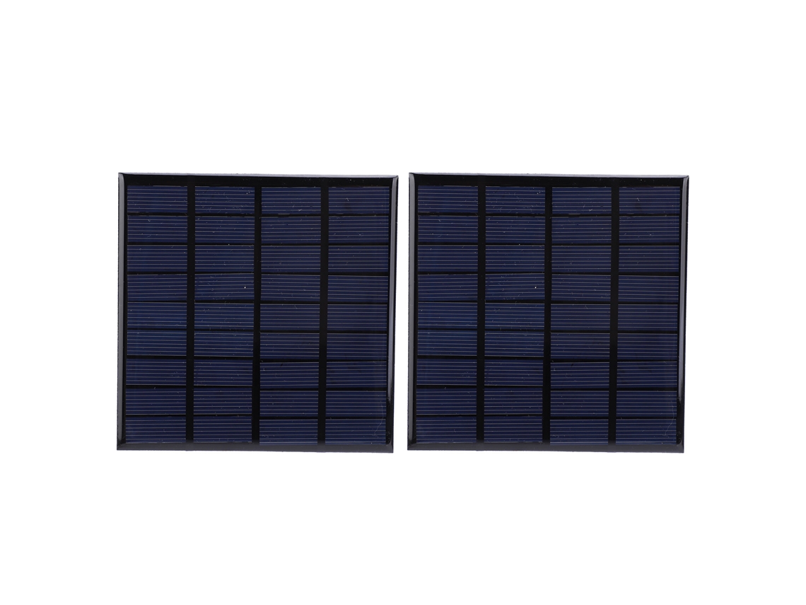 2 Módulos De Carga De Paneles Solares De Polisilicio Epoxi De 9 V Y 2 W Con Cable De 100 Cm