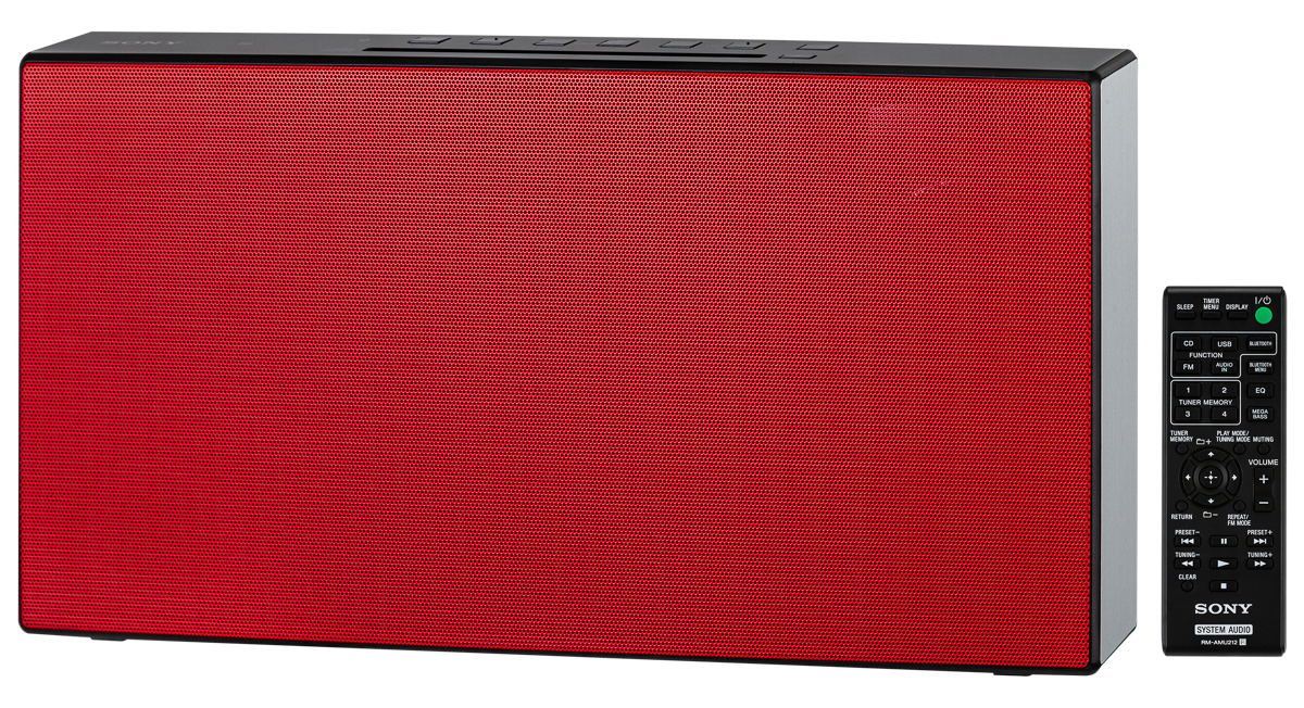 Microcadena SONY CMT-X3CD (Rojo - Bluetooth)