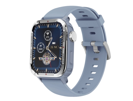 Smartwatch CHRONUS Rastreador de Fitness de 1,85'' Deportes al Aire Libre para Android y iPhone Gris