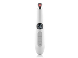 Varita de levantamiento de ojos con luz roja vibratoria 3 en 1, pantalla LCD de 37 °C a 45 °C, masajeador de ojos para líneas finas y R USHION