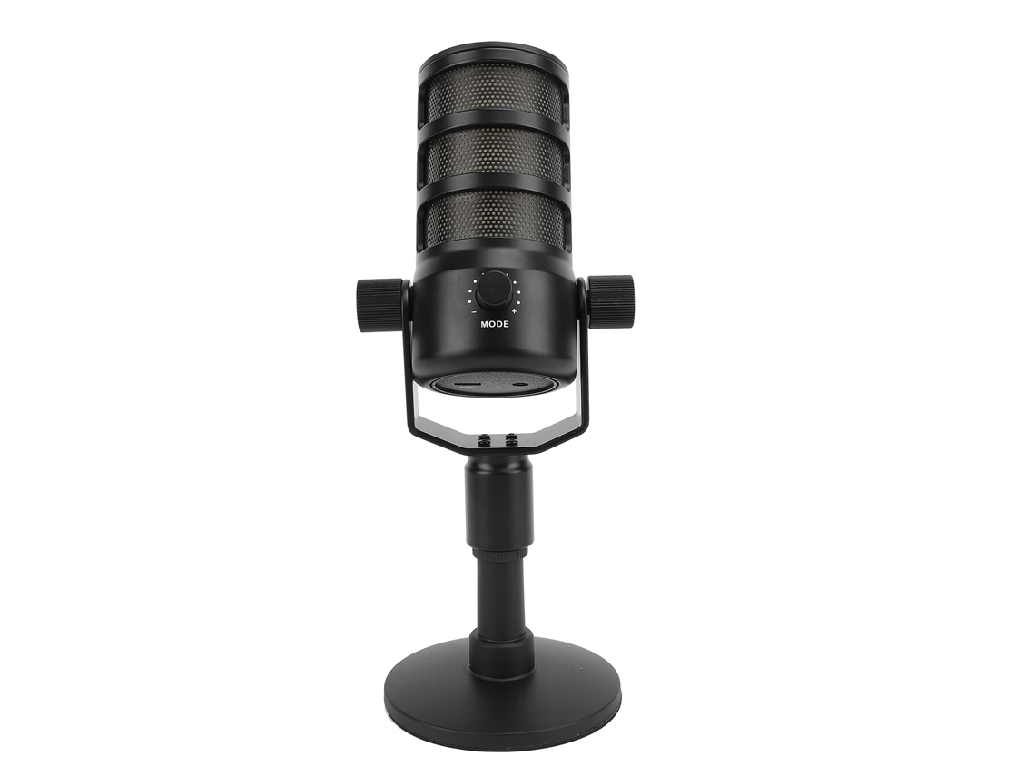 Micrófono Usb Para Pc, De Condensador Hifi, Con Luz De Color Y Control De Volumen Para Juegos, Streaming Y Podcasts.
