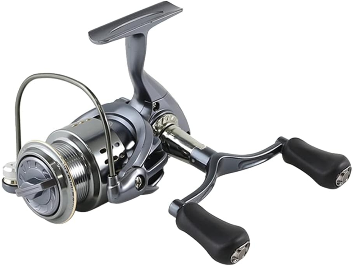 Carrete de pesca 2500s 5.21 con doble manivela. Equipo de pesca. Gokoco