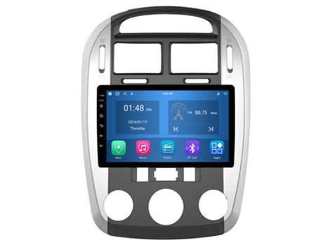 Autoradio 4GB RAM64GB ROM ROVERONE para Kia Cerato 1 LD 2004 - 2008 CarPlay Android Coche Radio Bluetooth Navegación