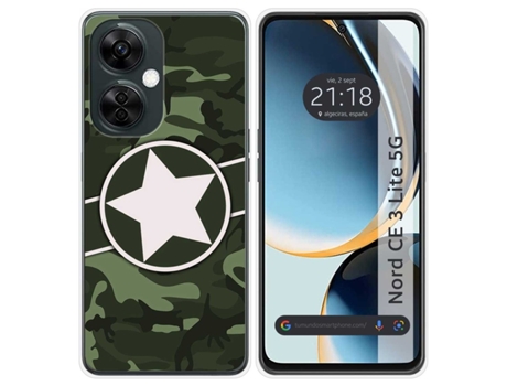 Funda Silicona para Oneplus Nord CE 3 Lite 5G diseño Camuflaje 01 Dibujos
