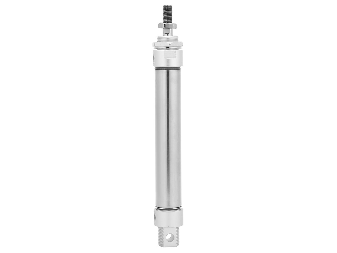Mini Cilindro Neumático Redondo De Doble Efecto De Acero Inoxidable Ma25 X 100 Componentes Neumáticos