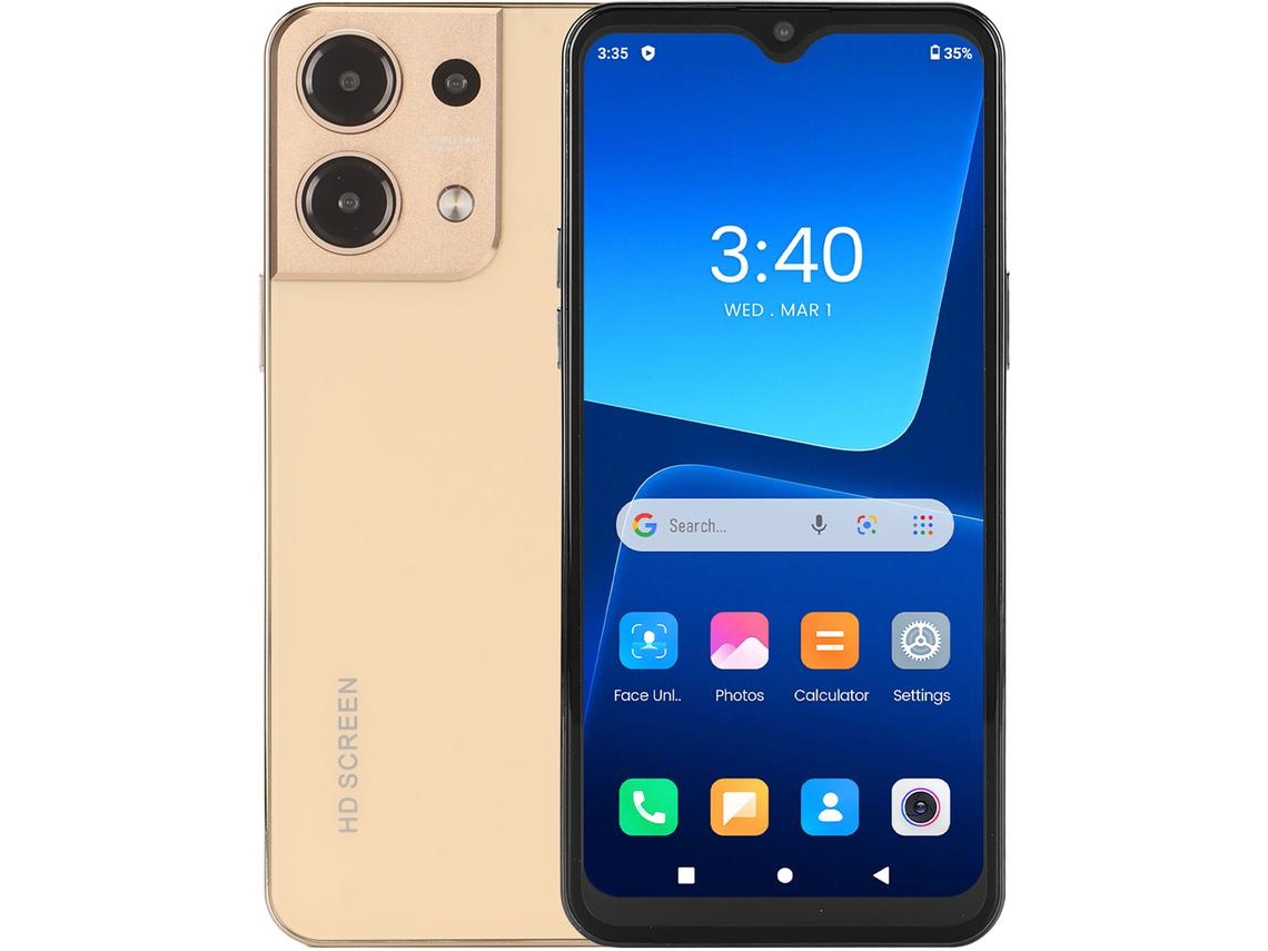Smartphone YIZHOOD Rino9 Pro 3G Android 13.0 (6.5Inch - 4GB - 64GB - Oro)