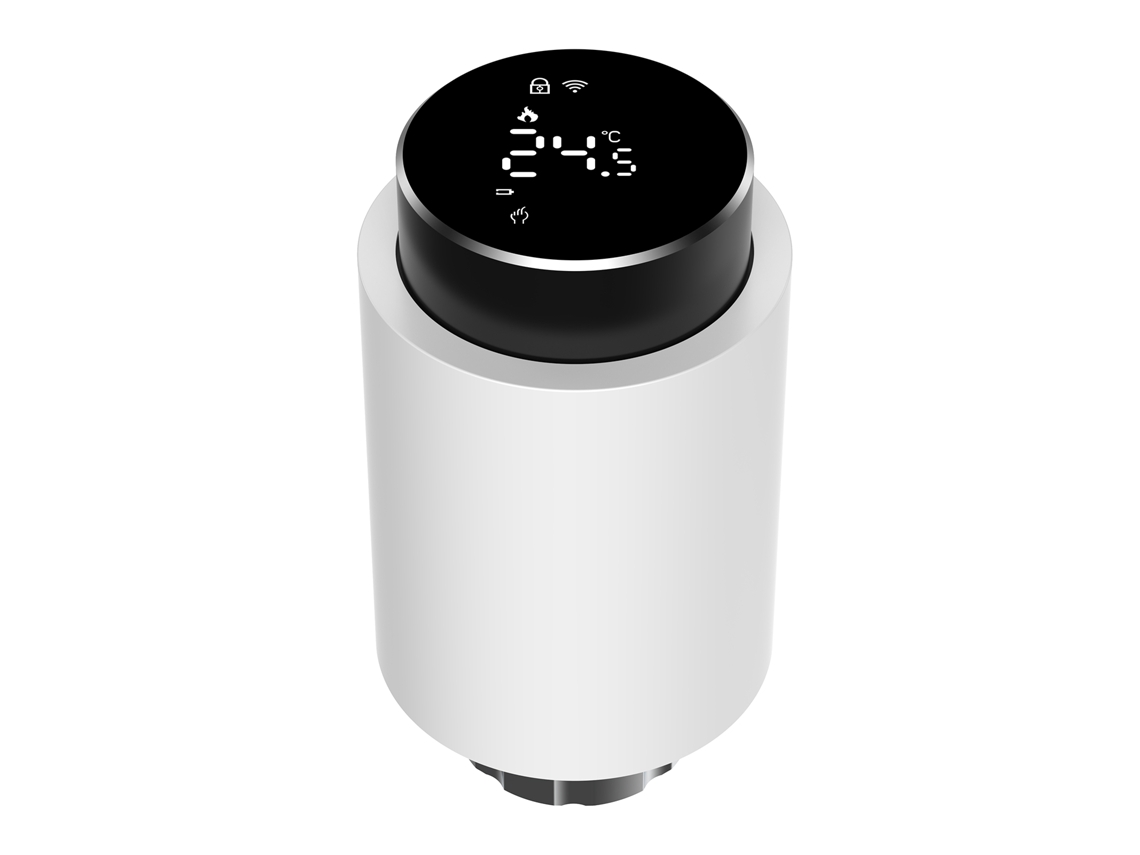 Válvulas Termostáticas Inteligentes Para Radiadores Con Pantalla Led, Controlador Programable, Aplicación Móvil Y Control Por Voz.