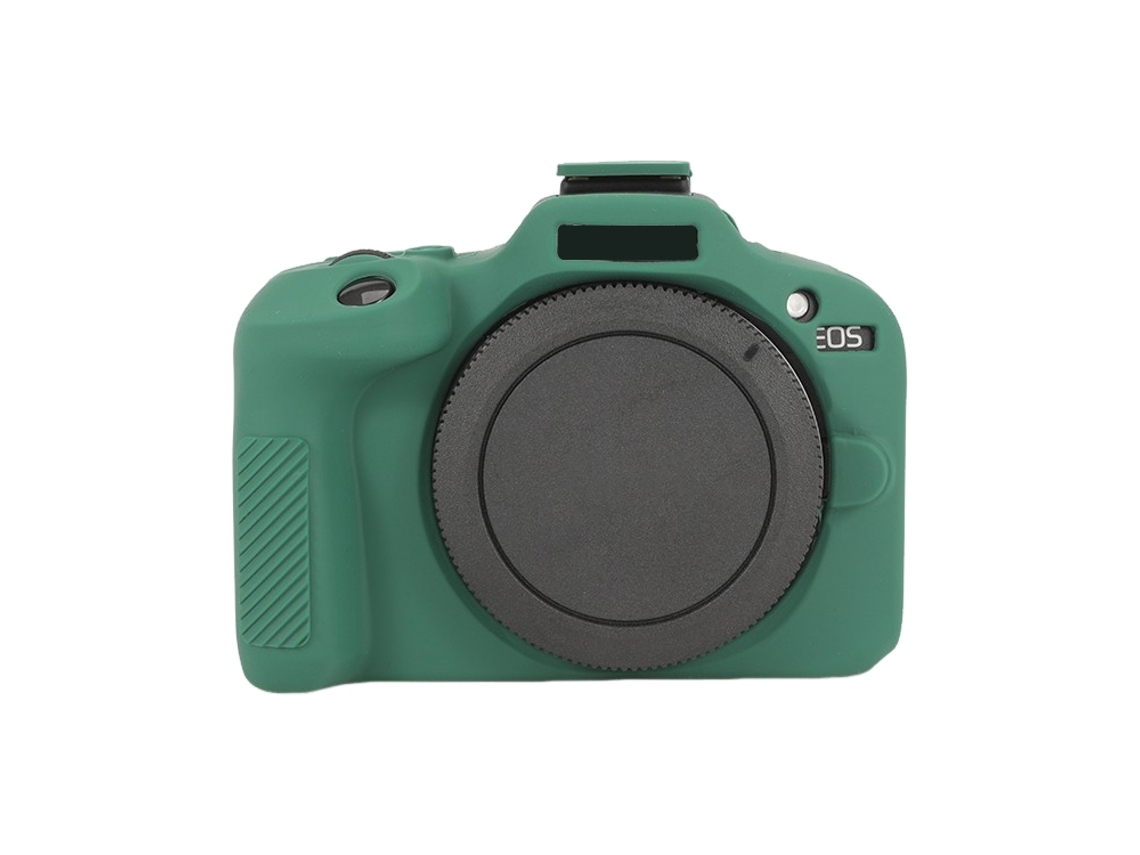 Funda protectora de silicona suave y brillante para Canon EOS R100, color verde, XIAOMOYU