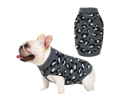 2026-jersey Cálido Para Perro Y Gato Tejido De Lana Abrigo Ropa Invierno Animal (gris-s)