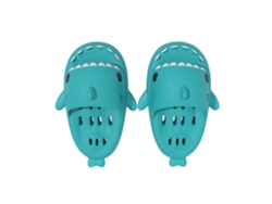 Chanclas Con Diseño De Tiburón, Antideslizantes, De Punta Abierta, Unisex, Ideales Para El Baño O La Playa.