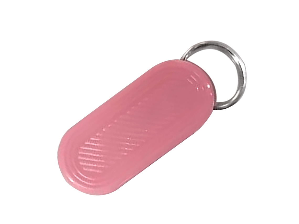 Mini Caixa De Remédios Com Porta-chaves Plástica Portátil Para Viagens Viagens De Negócios Rosa