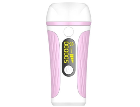 Depiladora de Luz Pulsada Ipl 500.000 Flashes con 2 Modos y 5 Niveles de Energía rosa BISBISOUS