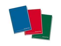 BLASETTI 1342 Cuaderno Y Block A4 384 Hojas Azul Verde Rojo