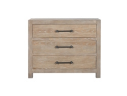 Comoda Madera De Hevea Natural 100x40x88cm