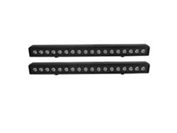 Lámpara de pared LED Wash, 18 x 18 W, control DMX, potencia de 324 W, 2 unidades, enchufe UE OEM
