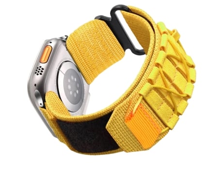 Correa Nylon Militar para Apple Watch Series 6 44Mm Amarillo ¡ANTIMPACTO!