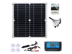 Placa Solar Flexible Silicio Monocristalino 200w 12v Controlador Corriente Inteligente 10 100a Electro460 Systems