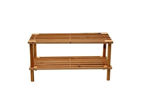 Zapatero 2 Baldas Madera Abeto 64X27X30Cm SANDA