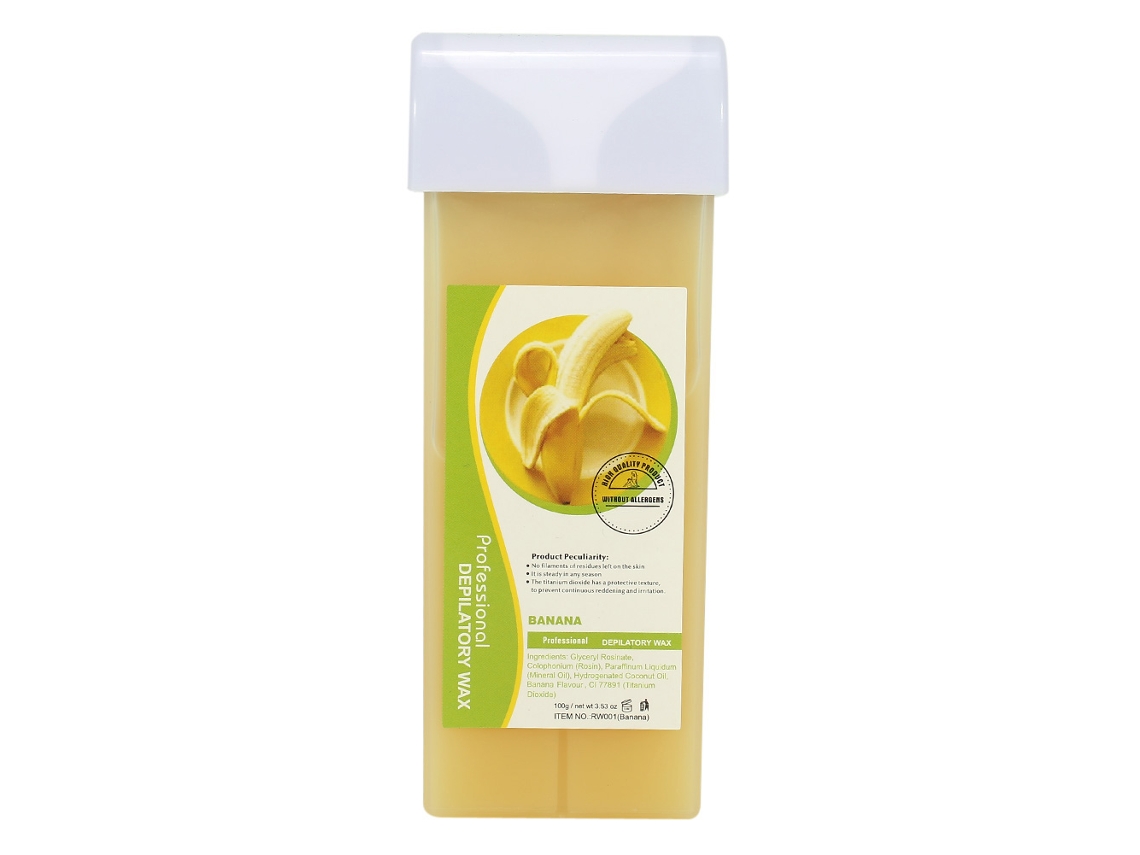 Crema Depilatoria Profesional 100g Cera Para Depilar Brazos Piernas Axilas Cuerpo Sabor Banana