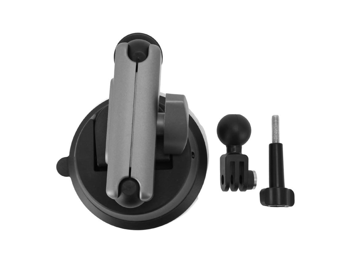 Suporte De Copo De Sucção Para Câmera Ação 360° Ajustável Para Insta360 Dji No Vidro Painel Do Carro