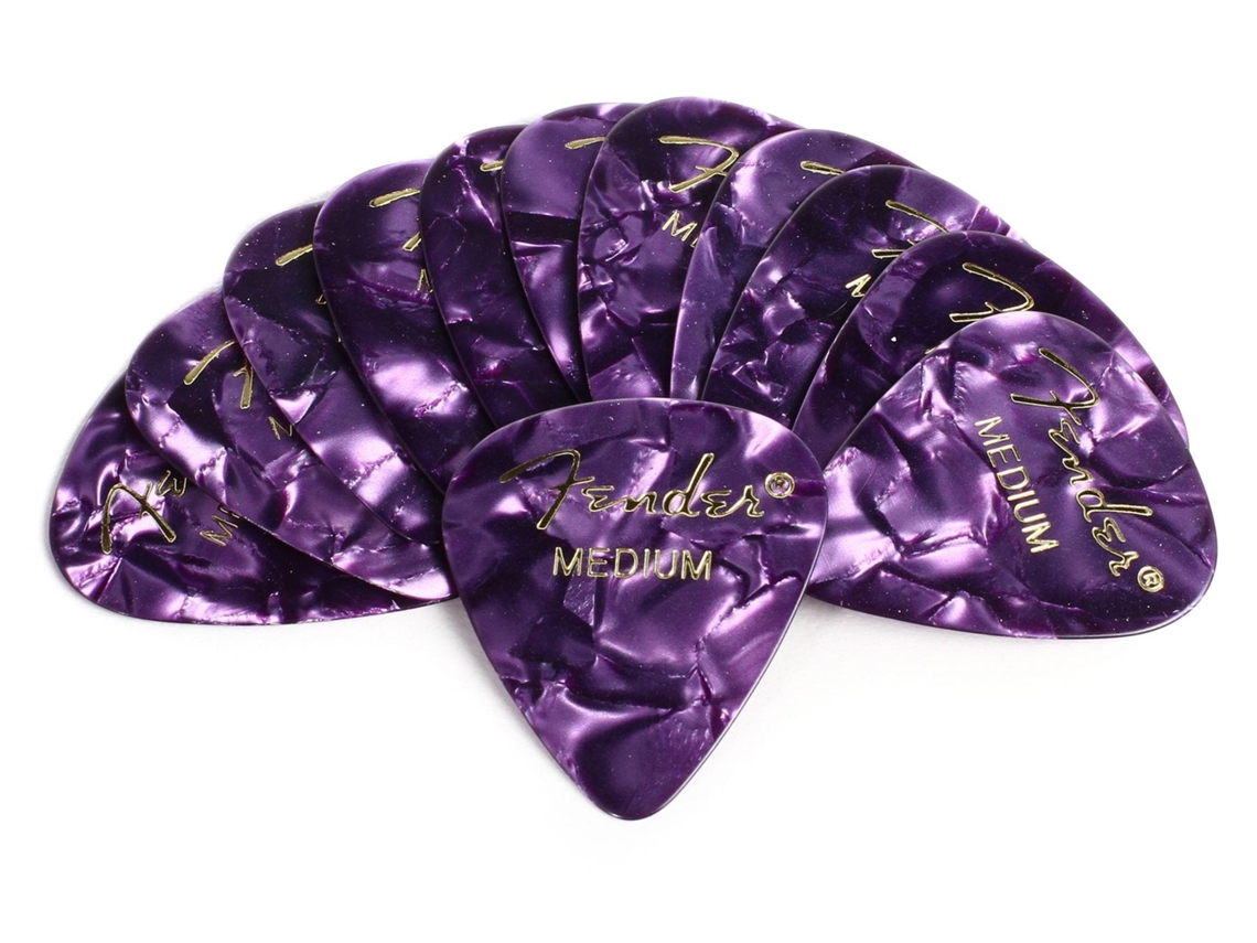 Fender purple moto pick medium