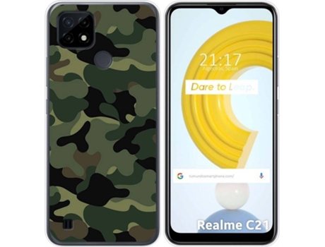 Carcasa Realme C21 TUMUNDOSMARTPHONE Camuflaje Multicolor
