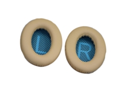 Almohadillas para auriculares Bose QC 35, esponja suave, color azul dorado.