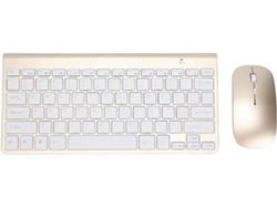 Combo De Teclado Y Ratón Ergonómicos Portátiles Ultradelgados