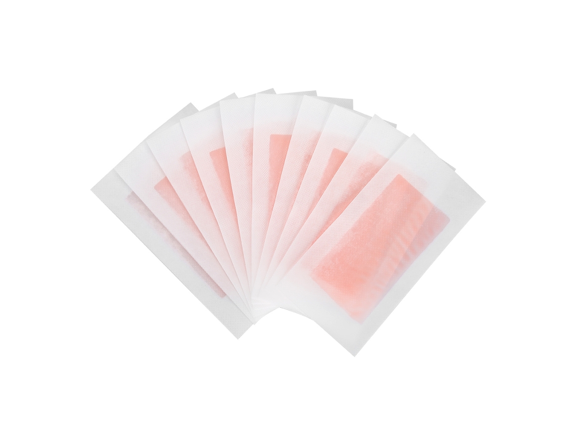 10 Bandas De Cera Depilatoria Hipoalergénicas Para Cabello, Rostro, Cuerpo Y Piernas (rosa)