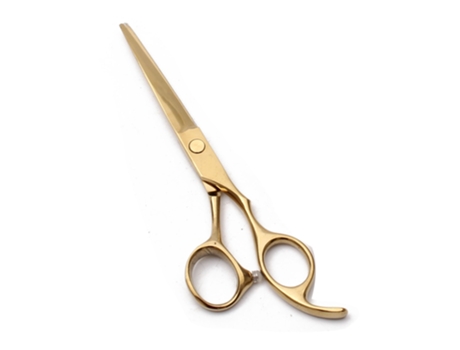 Tijeras para adelgazar el cabello tijeras para cortar los dientes peluquero profesional texturización de peluquería 6,5 pulgadas (dorado)