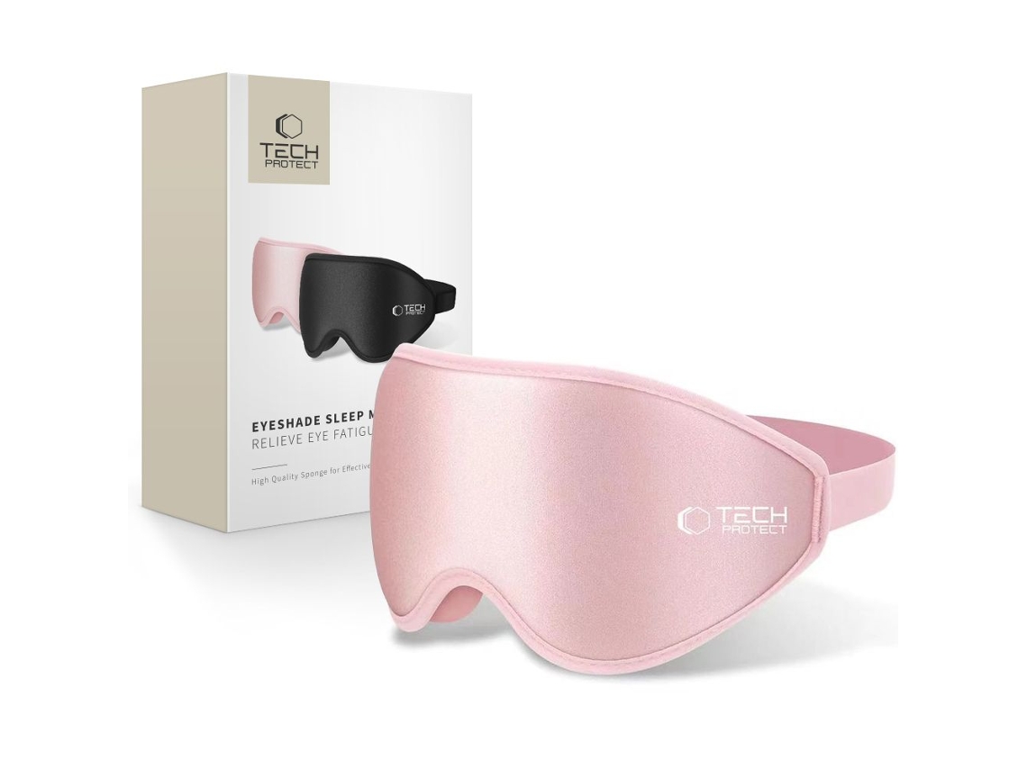 Máscara de dormir TECH PROTECT Eyeshade rosa bebé