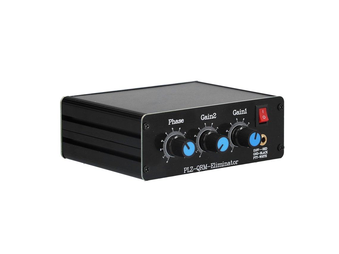 2026as-QRM X-Phase Eliminator Negro Ajustable 1.8-30 MHz Cancelador de Señal 13.8V