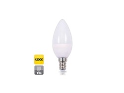 Bombilla LED tipo vela E14, 5 W, luz diurna, 4200 K, 470 lm, GSC 2002348