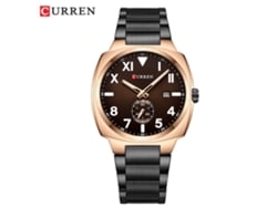 Reloj Con Calendario (rose Shell Coffee) Con Correa De Acero Inoxidable, Reloj Deportivo Para Hombre, Reloj De Pulsera De Cuarzo Para Negocios.
