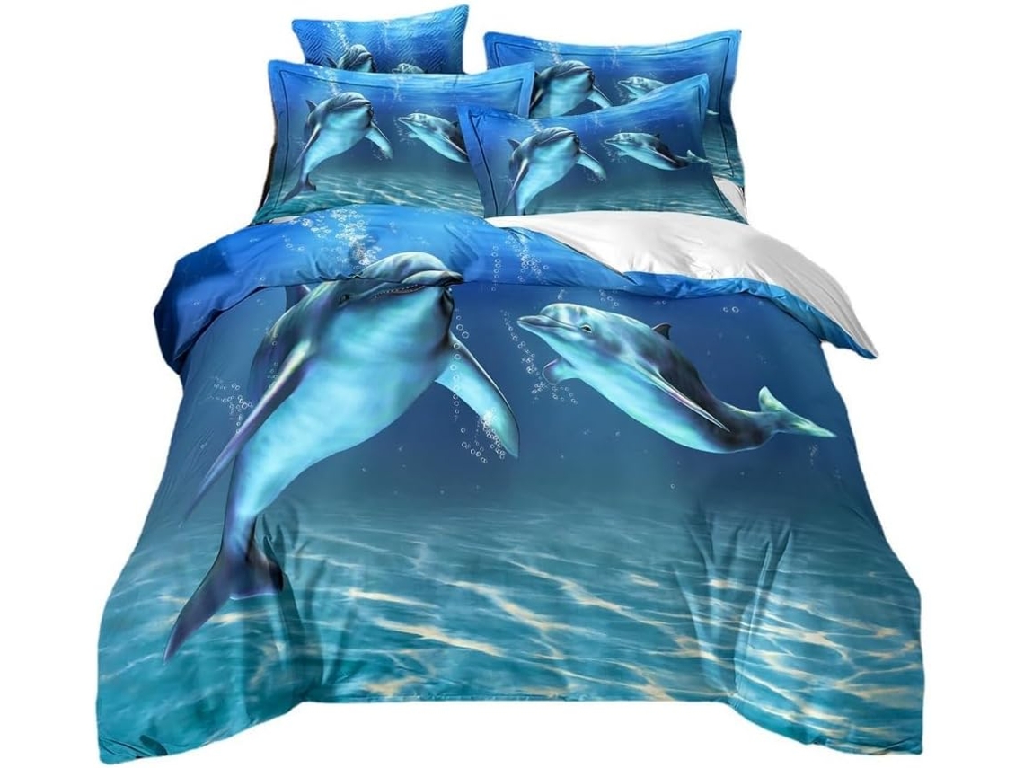 Juego Ropa Cama Estampado Funda Nórdica Microfibra Niños Niñas Material Microfibra Juego Almohada 140 X 200 Cm