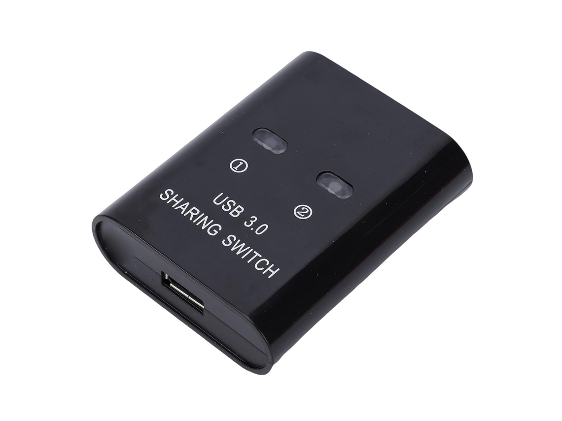 Caja Conmutadora Usb 3.0 Con 2 Entradas/salidas – Plug And Play Para Doble Entrada/salida