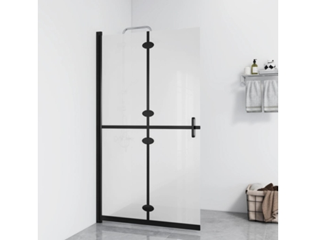 vidaXL Mampara de ducha plegable vidrio ESG esmerilado 70x190 cm