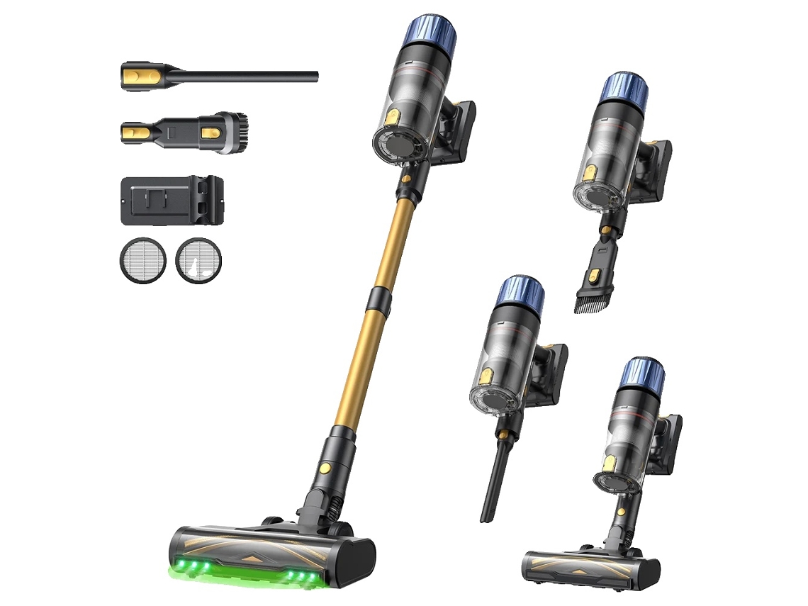 Aspiradora vertical inalámbrica, potente succión, larga duración, Pro Scenic P15, OEM UE
