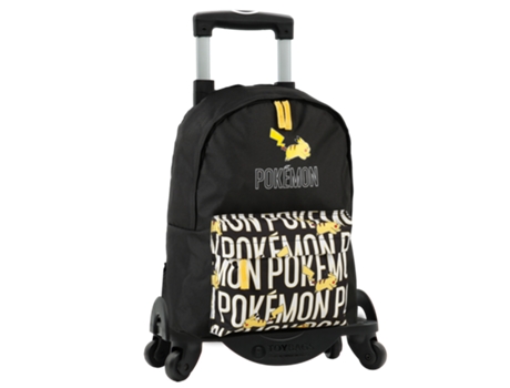 Mochila POKEMON Tipo Americana Adaptable Toybags 4 Ruedas Multicolor (41x31x13,5 cm)