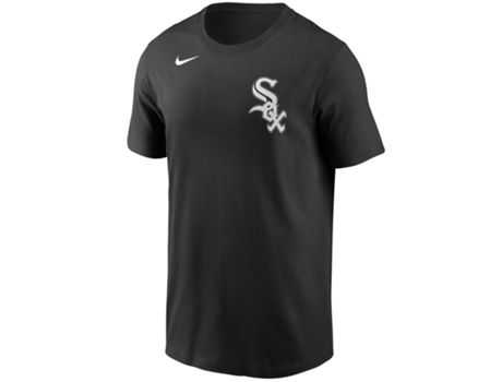 Camiseta de Hombre NIKE Chicago Sox Wordmark Negro (XL)