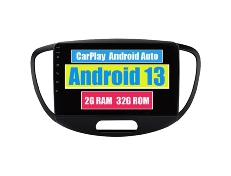 Autoradio Multimedia ROVERONE para Hyundai i10 2007 - 2013 CarPlay Android Coche Radio Bluetooth Navegación