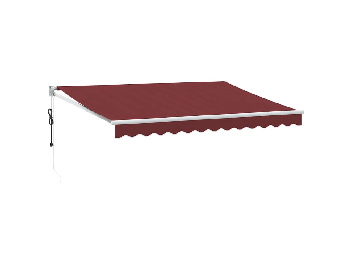 Maison Exclusive - Toldo Retráctil Automático Burdeos 350x250 Cm