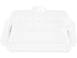 Caja Rectangular Para Pasteles Con Tapa De Vidrio Hermética Para Postres Y