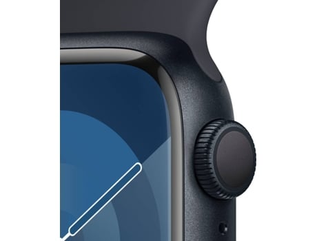 APPLE Watch Series 9 GPS 41 mm Medianoche con Correa Deportiva Medianoche (Talla: M/L)