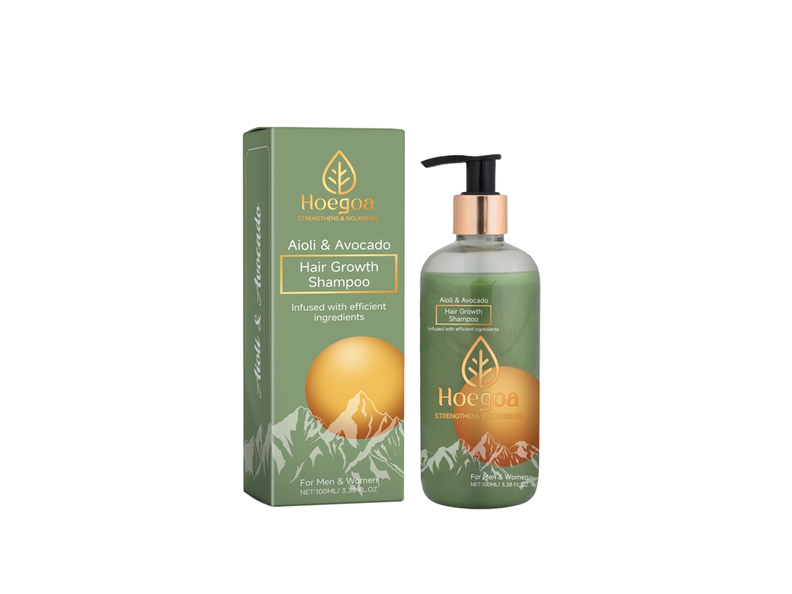 Champú para el crecimiento del cabello con aguacate