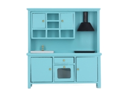 Cocina De Juguete Para Casa De Muñecas, Escala 1:12, Muebles En Miniatura De Madera De Abedul Para Niños.