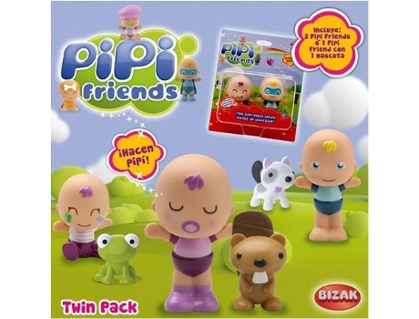 MuÁÂÁÂÁÂÁ±eca BIZAK Pipi Friends Twin Pack (Unidad) (Edad MÁÂÁÂÁÂÁ nima: 3 AÁÂÁÂÁÂÁ±os)
