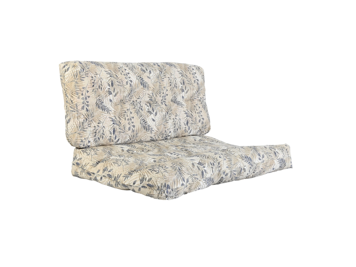 Set 2 Cojin Suelo Algodon Ramas 120x80x16cm